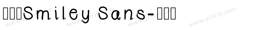 得意黑Smiley Sans字体转换